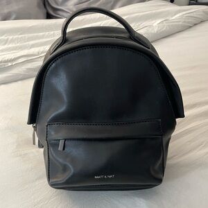 Black Matt & Natt Munich mini backpack